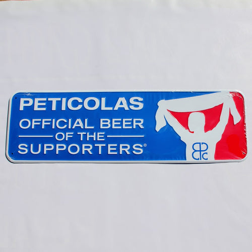 Peticolas Official Beer of the Supporters Tin