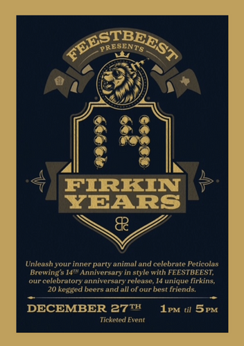 FEESTBEEST Presents 14 Firkin Years - Anniversary Party: December 27th, 1-5 PM