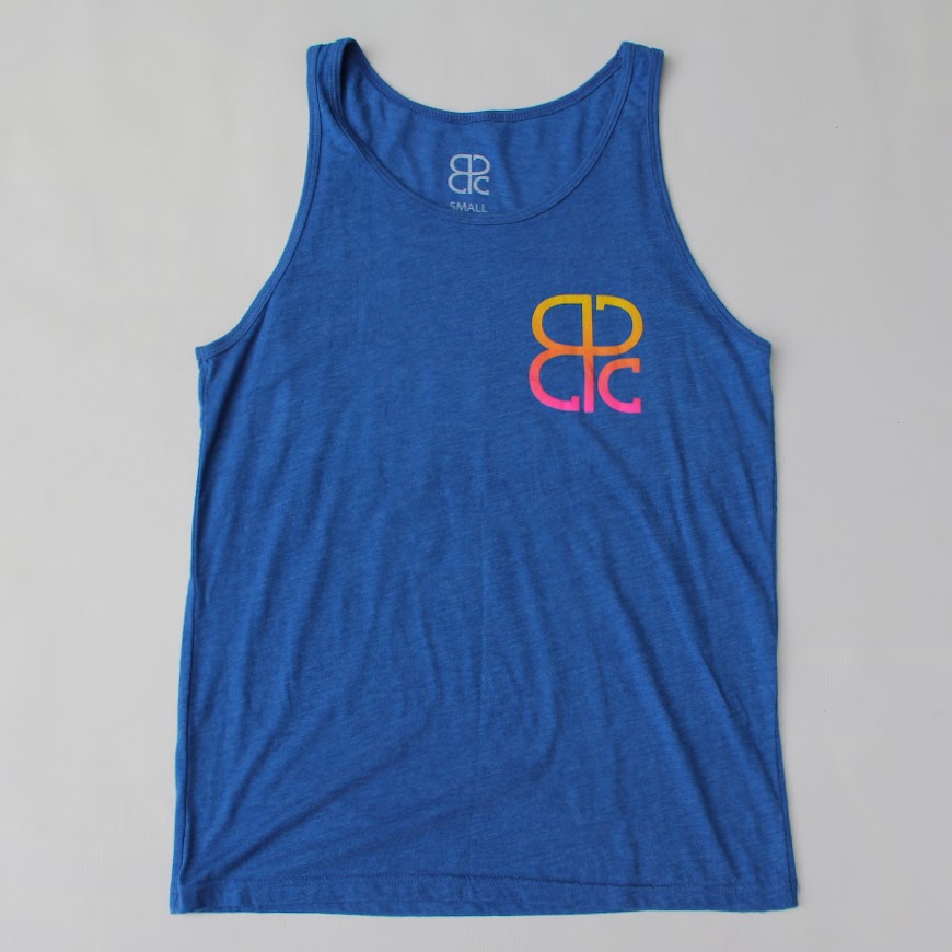 Royal Blue Gradient Unisex Tank Top