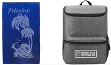 Load image into Gallery viewer, Brewery Club Peticolas 2026 Membership: Beach Towel + Backpack Cooler Combo