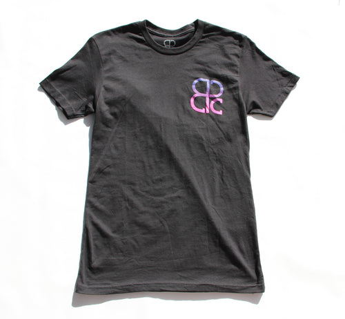 Black and Pink/Purple Gradient PBC T-Shirt
