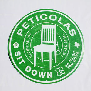 Sit Down Or I'll Sit You Down Metal Sign