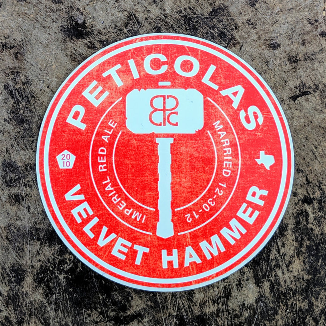 Velvet Hammer Sticker